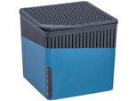 Luftentfeuchter WENKO Cube, blau, B:16,5cm H:15,7cm T:16,5cm, Luftentfeuchter, 2 x 1000g