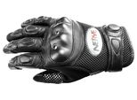 Motorradhandschuhe NERVE KQ07 Gr. L, schwarz, Handschuhe, L, Leder