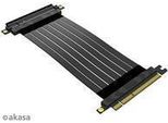 Akasa Riser Black X2 Mark Iv, Cavo Riser Pcie 4.0 X16 Premium, 20 Cm
