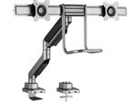 Equip 650161 Equip Supporto Da Tavolo 17"-32""/ 2TFT Ciascuno 9Kg 360° Gr Lite Retail"