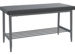 Vicco Panca Ad Angolo Grand, 85 X 35 Cm, Grigio