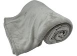 Home Elements Coperta 150X200 Cm Tinta Unita Grigio Chiaro Patches