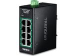 Trendnet TI-PGLC80 Trendnet 8-Port Industrial Gigabit Poe+ Din-Rail Mini Switch