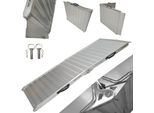 Worhan® Rampa Di Carico Alluminio Rampa Pieghevole Per Carichi Pesanti Antiscivolo Per Moto 205Cm (400Kg) HR7
