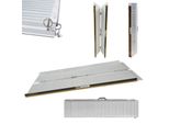 Worhan Rampa Per Sedia A Rotelle Pieghevole 272Kg Rampa Per Sedia A Rotelle Mobile Alluminio 122Cm ( 122 (Piegare Una Volta) 1R4