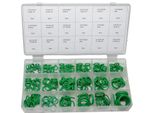 Luxtom | Kit Di Assortimento Di O-Ring, 270 Pezzi, Verde, 18 Misure, Assortimento Di Anelli Di Tenuta, Per Una Rapida Riparazione Dell'auto, Guarnizione In Gomma, Anelli Di Tenuta