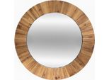 Holzspiegel D. 83 Cm - Atmosphera Interior Designer