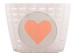 Cestino Ruota Anteriore Cestino Bici Bambini Cestino Manubrio Cestino Bici Accessori Plastica 12,14,16 Pollici Bianco Albicocca Sun Baby