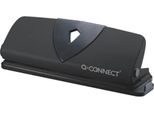 Q-Connect® KF01238 Punzonatura A Doppio Foro Con Barra Di Arresto - 16 Fogli, Nero