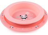Canpolbabies Canpol Babies Set Da Pranzo Animali Esotici 2 Pezzi Rosa