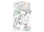 Detexpol Bamboo Biancheria Da Letto Per Culla Animali Grigio Cotone, Bamboo, 100/135, 40/60 Cm
