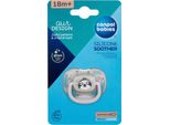 Canpol Babies Succhietto Simmetrico In Silicone, Luminoso, 18 M+, Exotic - Sloth, Grigio