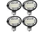 Luce Da Lavoro A Led, Potenza 20W, Impermeabile IP67, 4 Pezzi 20 W Luce Da Lavoro