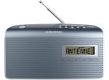 GRUNDIG Radio Music 7000X DAB+ GS, bunt (grau, silber), B:25cm H:14cm T:7cm, Radios