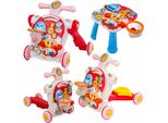 Coil Girello 4 In 1, Giocattolo Per Imparare, Giocattolo Musicale, Girello Per Bambini, Girello Con Luce E Musica, Monopattino, Tavolo Da Gioco, Regolabile In Altezza, Da 12 Mesi, Rosa