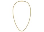 Kette Ohne AnhäNger Boss "Schmuck Edelstahl Halsschmuck Panzerkette Chain FOR Him", Gold (Gelbgoldfarben), Halsketten, Herren, Edelstahl, L: 60 B: 5Mm, Panzerkette, B:5Mm