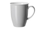 Ritzenhoff & Breker Doppio Kaffeebecher, Kaffee Becher, Tasse, Geschirr, Porzellan, Grau, 320 Ml, 576801