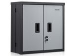 Vevor Armadio Per Officina 660 X 305 X 660 Mm Armadio A Parete 108,8 Kg Di Portata Totale Armadio Per Utensili Struttura In Acciaio Spcc Laminato A Freddo Armadio Metallico A Parete Incl. 4 Porte Ad Aspirazione Magnetica
