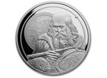 Moneta Da Collezione Da 1 Oz Galileo Galilei - Inspiring Icons 2021 Niue In Argento 9999