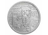 Moneta D'argento Da 1 Oncia Icone Ispiratrici Johannes Gutenberg 2024 Argento 9999 Da Collezione