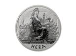 Moneta D'argento Da 1 Oz Dee Dell'olimpo Hera 2022 Dee Dell'olimpo Argento 9999 Da Collezione