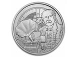 Moneta D'argento Da 1 Oz Icone Ispiratrici Thomas Edison 2023 Argento 999