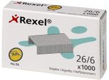 Graffette Rexel N. 26/6 Zincate 1.000 Pezzi