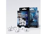 Q-Workshop Gioco Di Ruolo Classico - Set Di Dadi Bianchi E Neri (7)