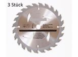 3X Lama Circolare In Metallo Duro 135 X 12,7 Mm = 24 Denti Lama Circolare In Metallo Duro 140