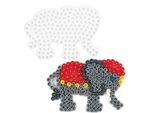 Hama® Iron On Beads Midi - Pegboard Elefante Piccolo Bianco