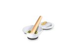 Gefu Accessori Da Cucina Suri BiałY MoźDzierz Kuchenny Do Przypraw I Ziół Porcelanowy Z TłUczkiem I Tarką, G35340
