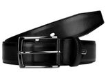Lloyd Pelle Cintura Thin Leather Belt W90 Black Nero