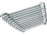 Heytec 1517114 Set Di Chiavi Combinate Din 3113A - 8 Pezzi, 9-19 Mm, Cromato
