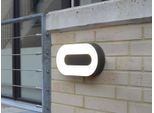Lampada Da Parete A Led Per Esterni Ublo 28X15Cm IP44 Grigio
