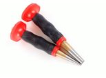 Set Di Punzoni Rennsteig 2 Pezzi Con Protezione Per La Mano 3-6 Mm Scalpello Punzonatore Centrale