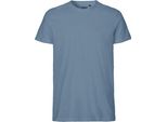 Neutral O61001 | Maglietta Aderente Da Uomo +Certificata Gots - Colore: Dusty Indigo - Taglia: M