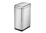 Eko - Portarifiuti Deluxe Phantom Sensor 30 Litri - Acciaio Inox Polipropilene - Acciaio Inox Opaco