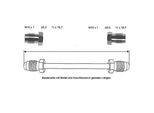 Tubo Freno 100 Mm 10 X 1 (Rame-Nichel)