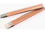 2 X Scalpello Da Muratore Rennsteig Scalpello Piatto C.V. 250X20X12 Mm Scalpello Utensile A Percussione