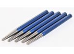 5X Punzone Centrale Rennsteig 100X8 Mm Scalpello Rotondo Liscio Ws Punzone Centrale Metallo Made In Germany