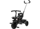 Triciclo Hypermotion Tobi Vector - Ruote Gonfiabili Perpetue + Maniglione Di Spinta. Colore: Nero.