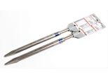 2X Scalpello A Punta Bosch 250 Mm Scalpello Sds Plus Quadrato N. 2609390576 Muro In Calcestruzzo