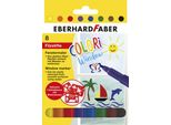 Eberhard Faber 550022 Windowmarker Colori - 1-2 Mm, 8 Colori, Assortiti, Scatola Di Cartone