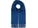 Fraas Sciarpa Pure Polyacrylic Scarf Royal Blue