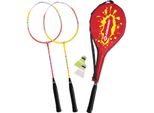 SchildkrÖT 970908 Set Da Badminton SchildkrÖT Per 2 Giocatori, Rosso / Giallo