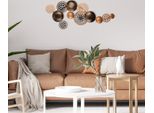 Wallity, Bronte - CH103-3, Decorazione Da Parete, Multicolore, Metallo, 90 X 42 X 8 Cm