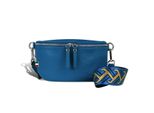 Cintura Borsa Blu Multicolore Florence Tracolla Pelle Coordinata D2OTF807M