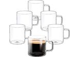 Wilmax Set Di 6 Bicchieri In Vetro Da 200 Ml WL-888604/A6