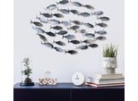 Wallity, Alabalık 3, Decorazione Da Parete, Multicolore, Metallo, 94 X 58 X 4 Cm
