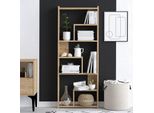 Skye Decor, Megg, Libreria, Rovere, Truciolato Melaminico, 60 X 150 X 15 Cm
